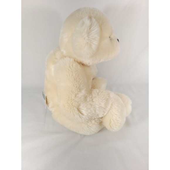 Cottage Collectibles Sue Coe Bear White Plush 18" Vintage 1999 Curved Paws GANZ - Picture 4 of 12